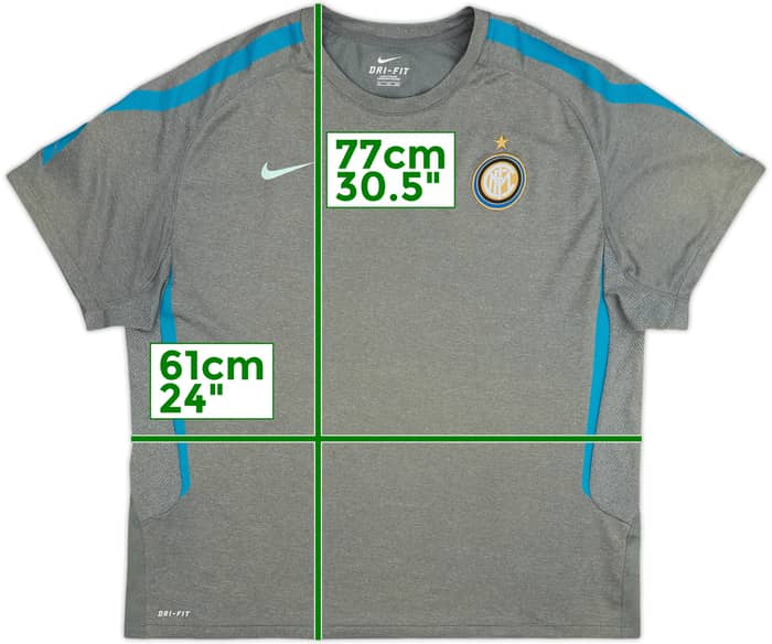 2011-12 Inter Milan Nike Training Shirt - 6/10 - (XXL)
