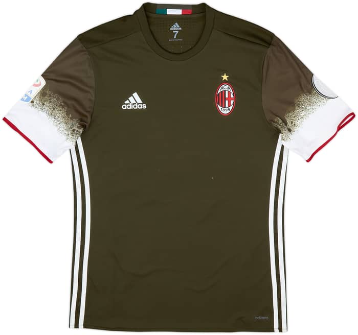 2016-17 AC Milan Signed Player Issue Third Shirt Calhanoglu #10 - 6/10 - (M)