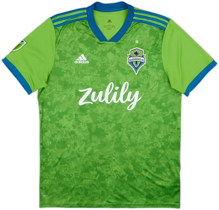 2019 Seattle Sounders Home Shirt - 8/10 - (L)