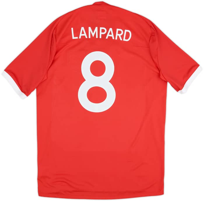 Camiseta de visitante de Inglaterra 2010-11 Lampard #8 - 6/10 - (L)