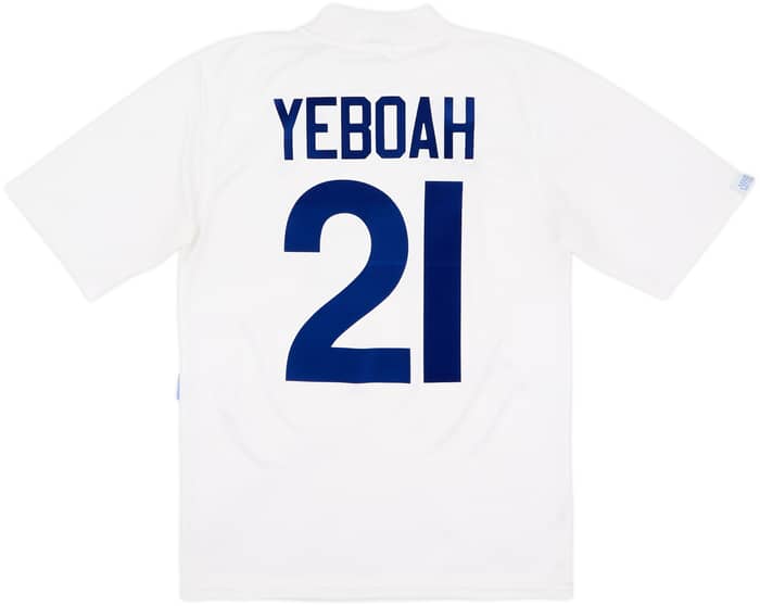 1995-96 Leeds United Home Shirt Yeboah #21 - 7/10 - (M)