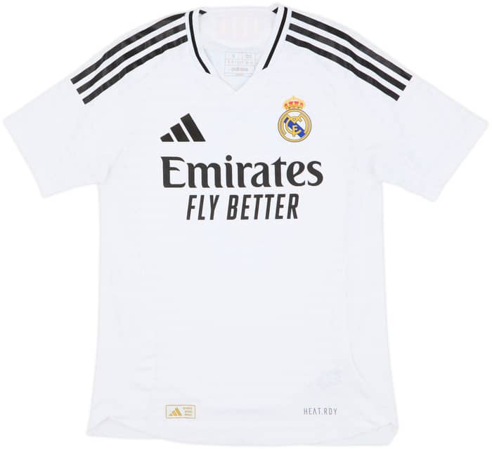 2024-25 Real Madrid Authentic Home Shirt Mbappe #9 - 9/10 - (S)