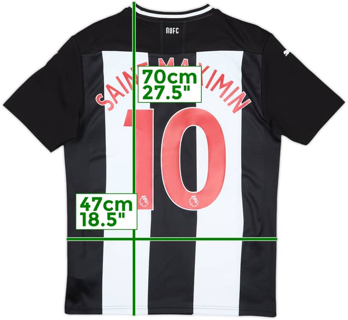 2019-20 Newcastle Home Shirt Saint-Maximin #10 - 8/10 - (S)