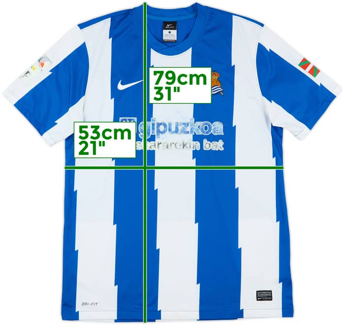2011-12 Real Sociedad Home Shirt - 4/10 - (L)