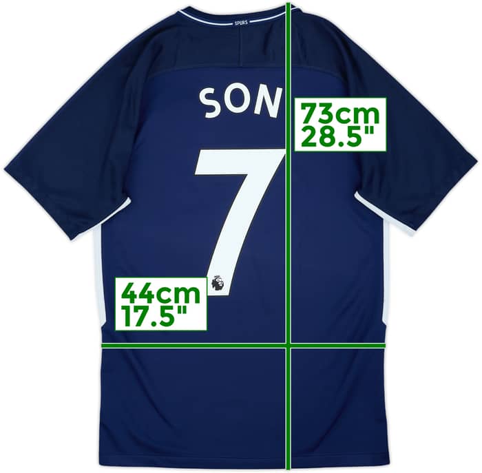 2017-18 Tottenham Away Shirt Son #7 - 5/10 - (S)
