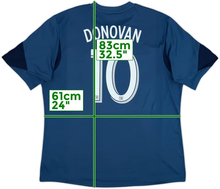 2013-15 LA Galaxy Away Shirt Donovan #10 - 8/10 - (XXL)