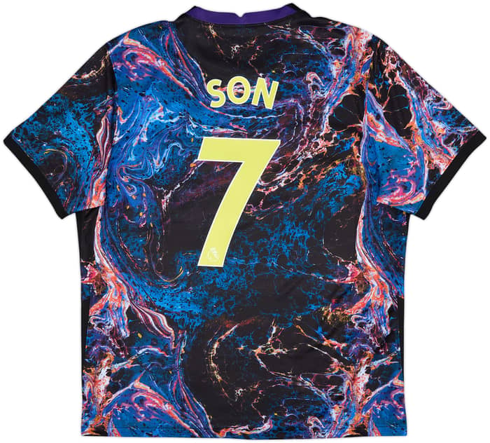 2021-22 Tottenham Away Shirt Son #7 - 8/10 - (XL)