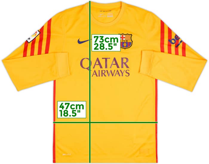 Camiseta de portero del Barcelona 2015-16 - 8/10 - (S)