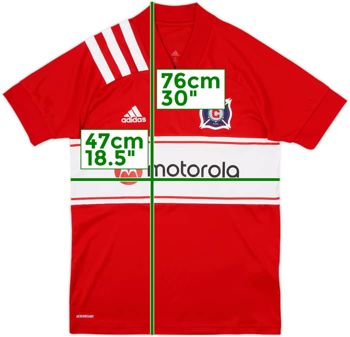 2020 Chicago Fire Home Shirt - 9/10 - (S)