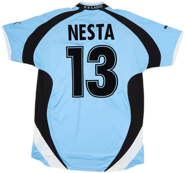 2000-01 Lazio Home Shirt Nesta #13 - 7/10 - (L)