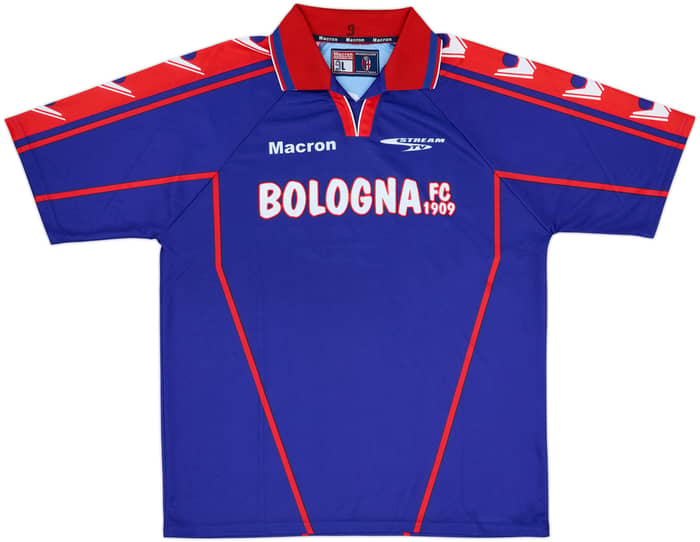 2002-03 Bologna Macron Camiseta de Entrenamiento - 8/10 - (L)