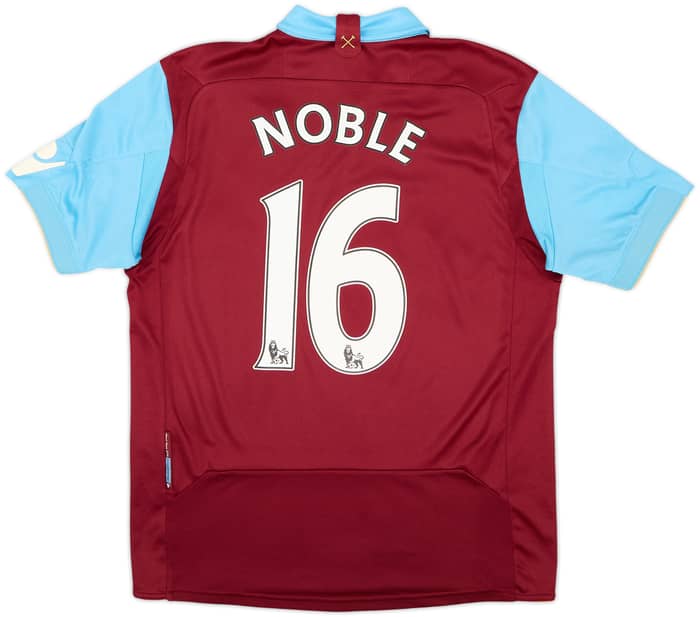 2010-11 West Ham Home Shirt Noble #16 - 8/10 - (M)