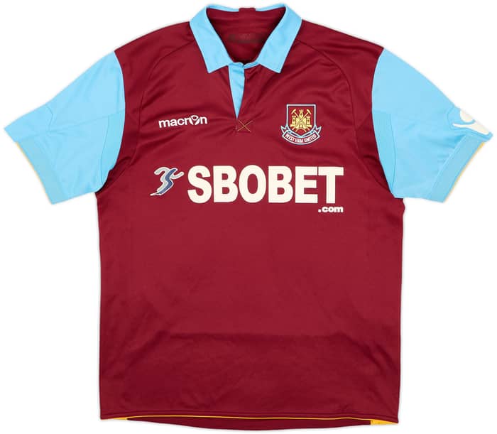 2010-11 West Ham Home Shirt Noble #16 - 8/10 - (M)