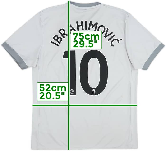 2017-18 Manchester United Third Shirt Ibrahimovic #10 - 5/10 - (L)
