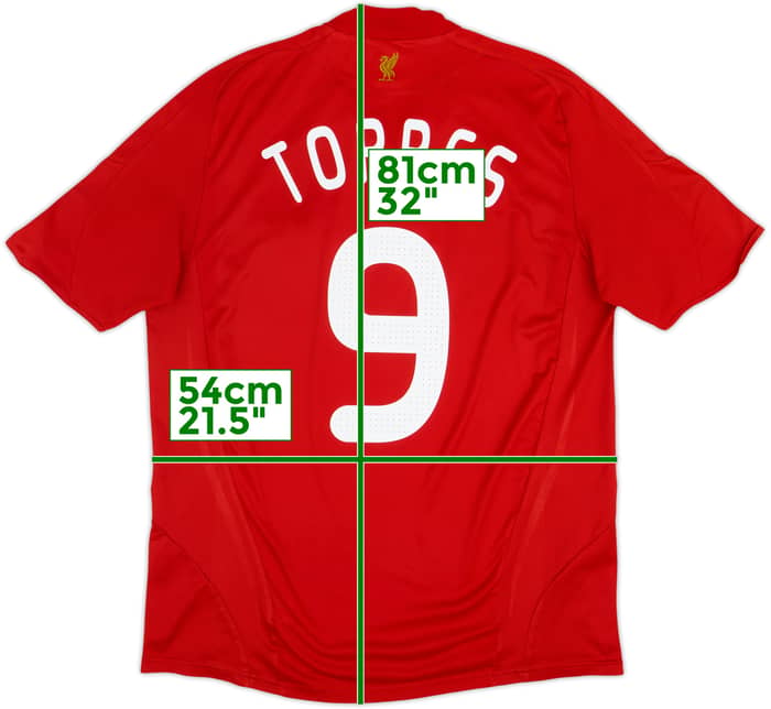 2008-10 Liverpool Home Shirt Torres #9 - 5/10 - (L)