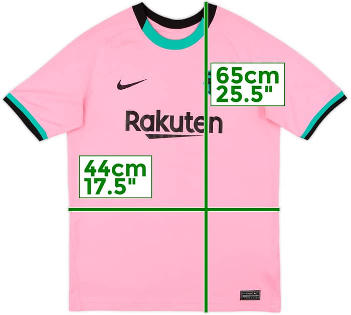 Camiseta de la tercera equipación del Barcelona 2020-21 - 6/10 - (13-15 Años)