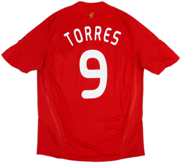 2008-10 Liverpool Camiseta de local Torres #9 - 6/10 - (XL)