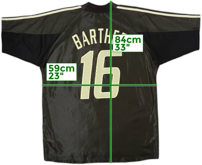 2002-04 France GK Shirt Barthez #16 - 8/10 - (L)