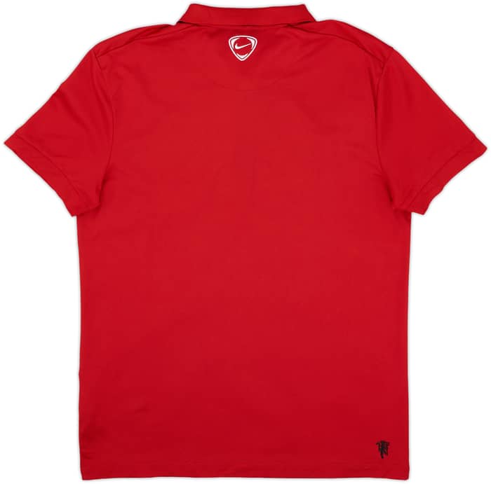 2009-10 Manchester United Nike Polo Shirt - 8/10 - (L)