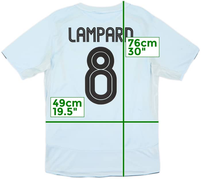 2005-06 Chelsea Away Shirt Lampard #8 - 8/10 - (L)