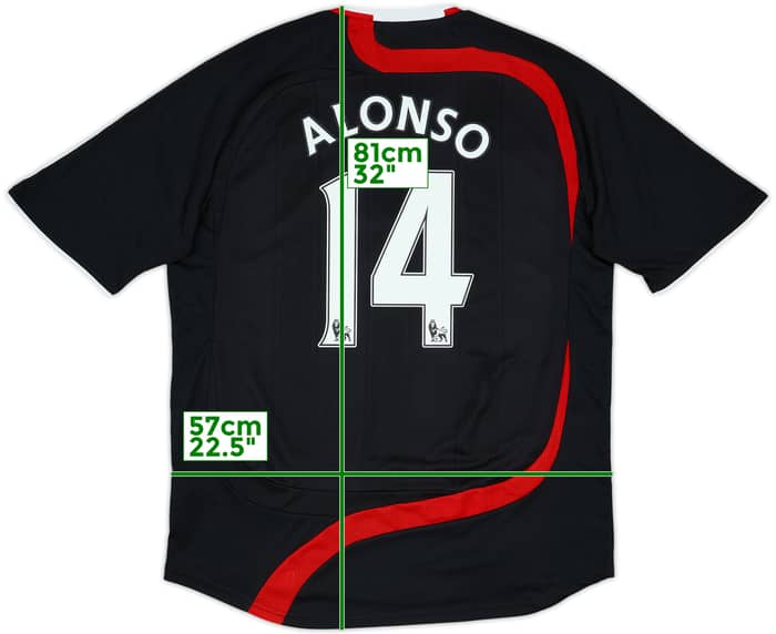 2007-08 Liverpool Third Shirt Alonso #14 - 6/10 - (L)