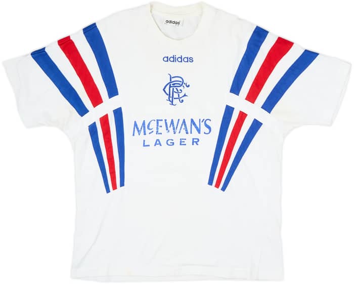 Camiseta adidas de entrenamiento de los Rangers 1996-97 - 5/10 - (L)