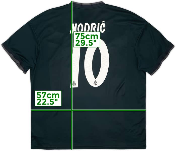 2018-19 Real Madrid Away Shirt Modric #10 - 7/10 - (XL)