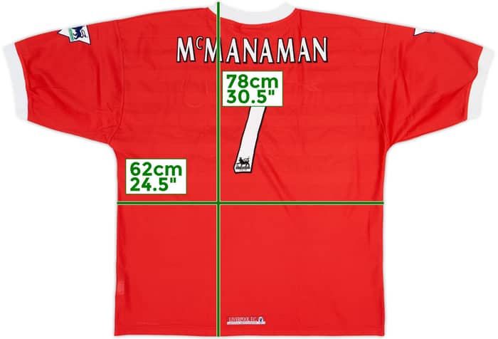 1998-00 Liverpool Home Shirt McManaman #7 - 10/10 - (XL)