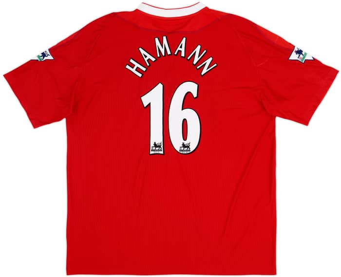 2002-04 Liverpool Home Shirt Hamann #16 (XL)