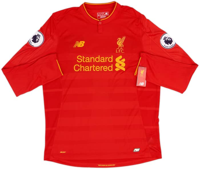 2016-17 Liverpool Home L/S Shirt Wijnaldum #5 (XL)