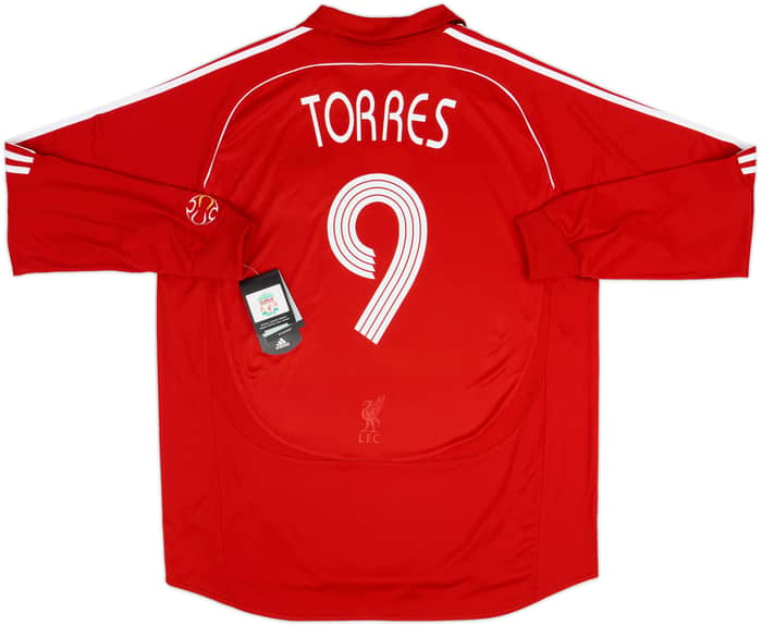 2006-08 Liverpool Home L/S Shirt Torres #9 (XXL)