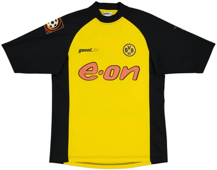 2001-02 Borussia Dortmund Home Shirt Ricken #18 - 4/10 - (S)