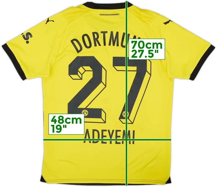 2023-24 Borussia Dortmund Maillot domicile Adeyemi #27 - 6/10 - (M)