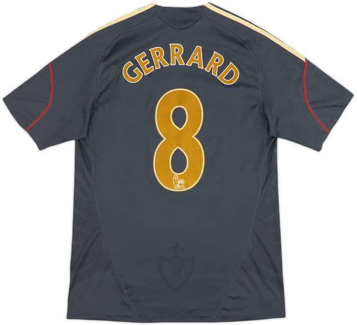 2009-10 Liverpool Camiseta de visitante Gerrard #8 - 8/10 - (M)