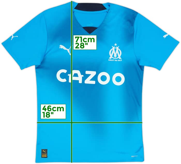 2022-23 Olympique Marseille Third Shirt - 8/10 - (S)