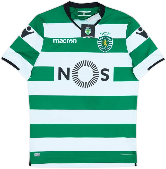2017-18 Sporting CP Home Shirt B.Fernandes #8 (M)