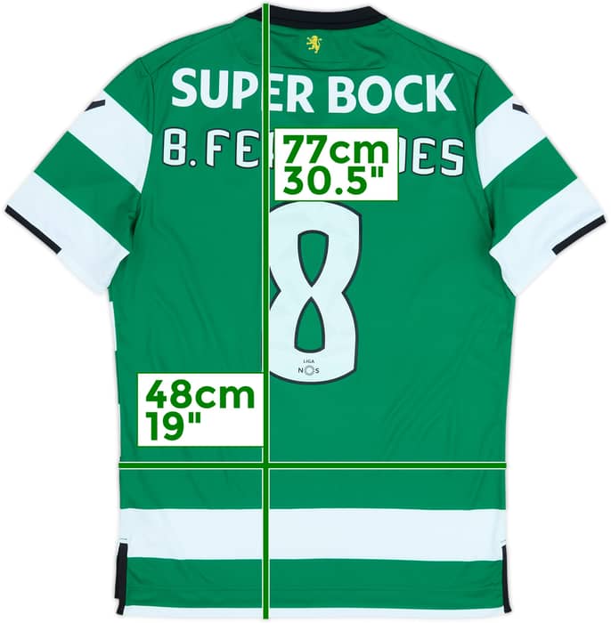 2017-18 Sporting CP Home Shirt B.Fernandes #8 (M)