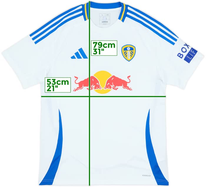 2024-25 Leeds United Home Shirt - 8/10 - (L)