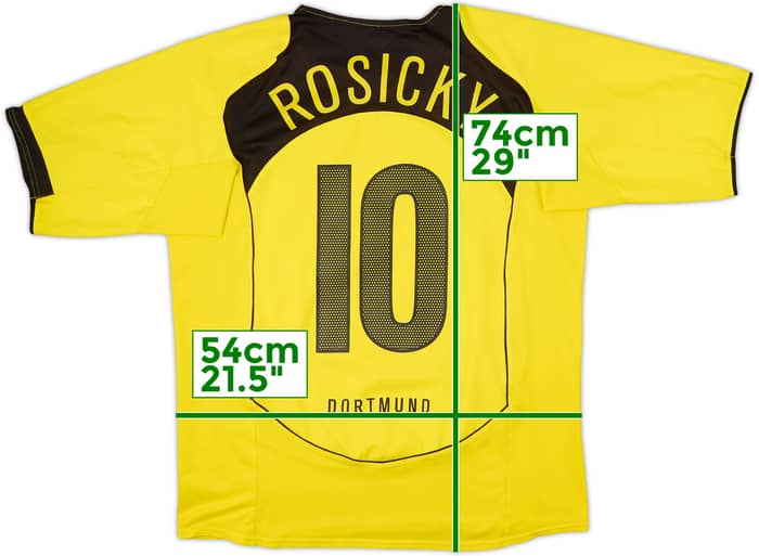 2004-05 Borussia Dortmund Home Shirt Rosicky #10 - 5/10 - (L)