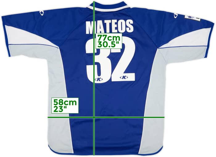 2001-03 Villarreal Away Shirt Mateos #32 - 6/10 - (L)