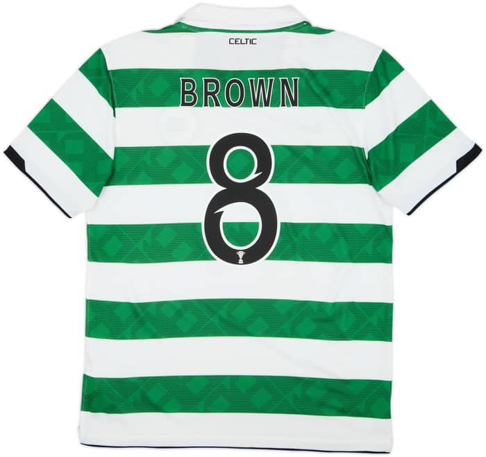 2010-12 Celtic Home Shirt Brown #8 - 6/10 - (M)