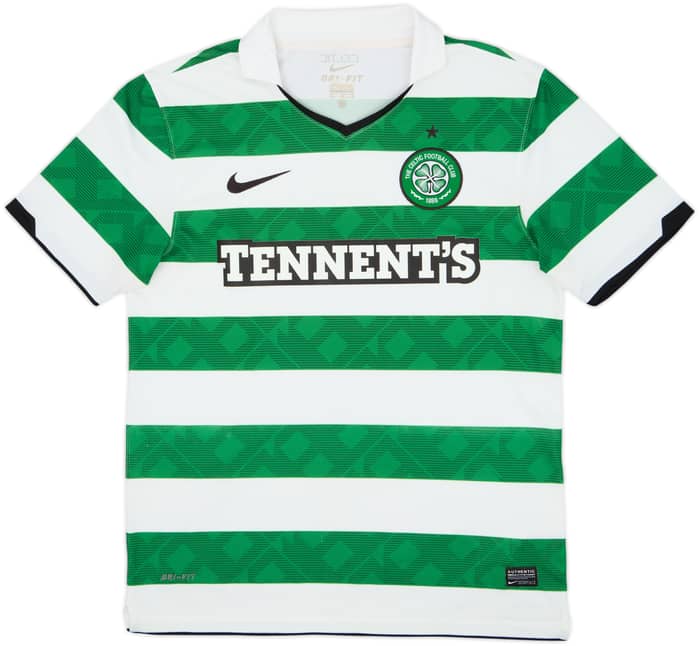 2010-12 Celtic Home Shirt Brown #8 - 6/10 - (M)