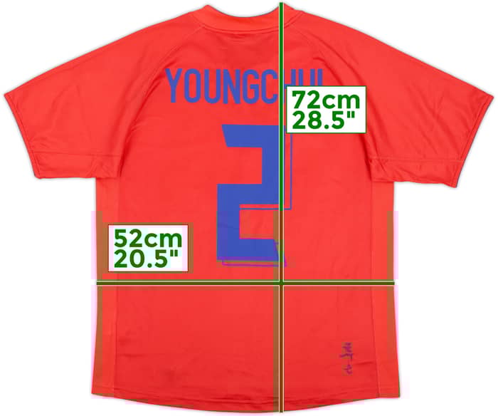 2006-08 South Korea Home Shirt Youngchul #2 - 5/10 - (M)