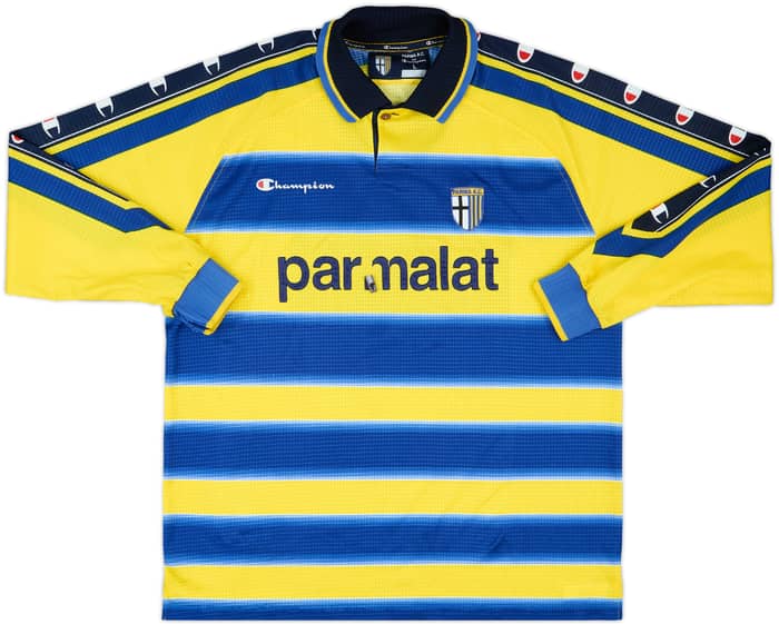 1999-00 Parma Match Issue Home L/S Shirt #4