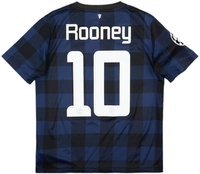 2013-14 Manchester United Away Shirt Rooney #10 - 6/10 - (XL.Boys)