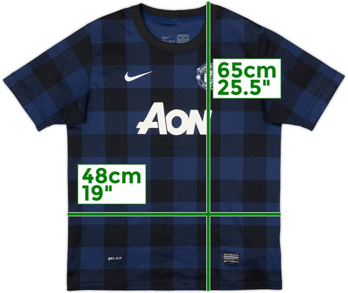 2013-14 Manchester United Away Shirt Rooney #10 - 6/10 - (XL.Boys)