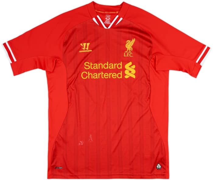 2013-14 Liverpool Home Shirt Suarez #7 - 6/10 - (XL)