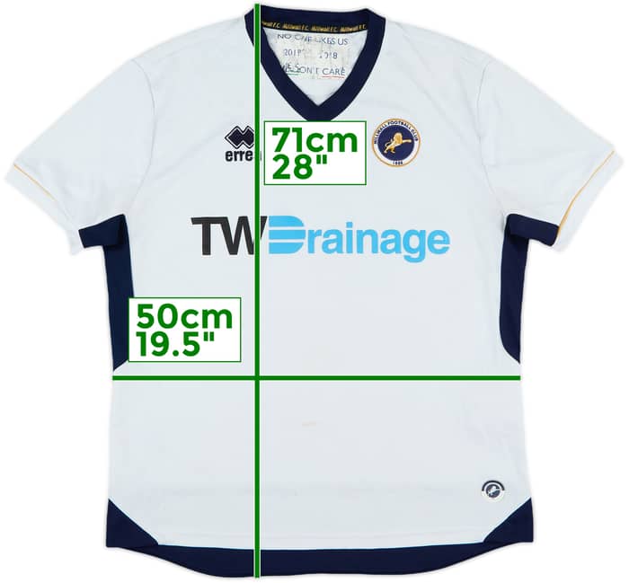 2017-18 Millwall Away Shirt - 5/10 - (M)