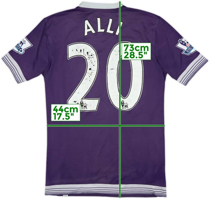 2015-16 Tottenham Third Shirt Alli #20 - 5/10 - (M)