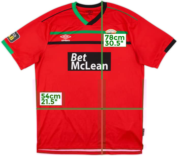 2020-21 Glentoran Away Shirt - 9/10 - (XL)